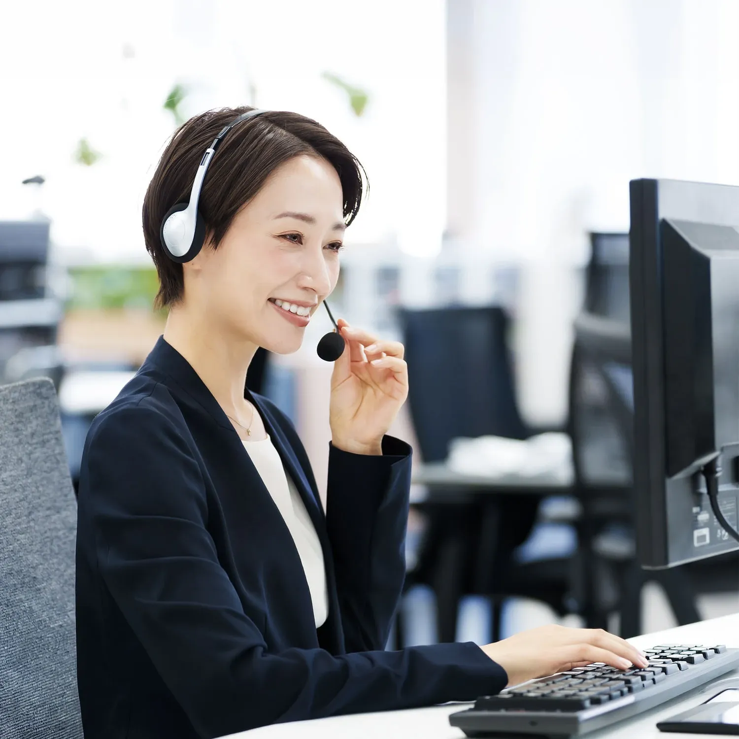 ヒアリングを行うイメージ